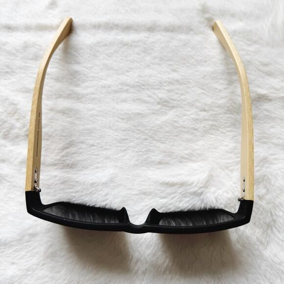 Juna Blue & Light Wood Sunglasses - Picture 5 of 11